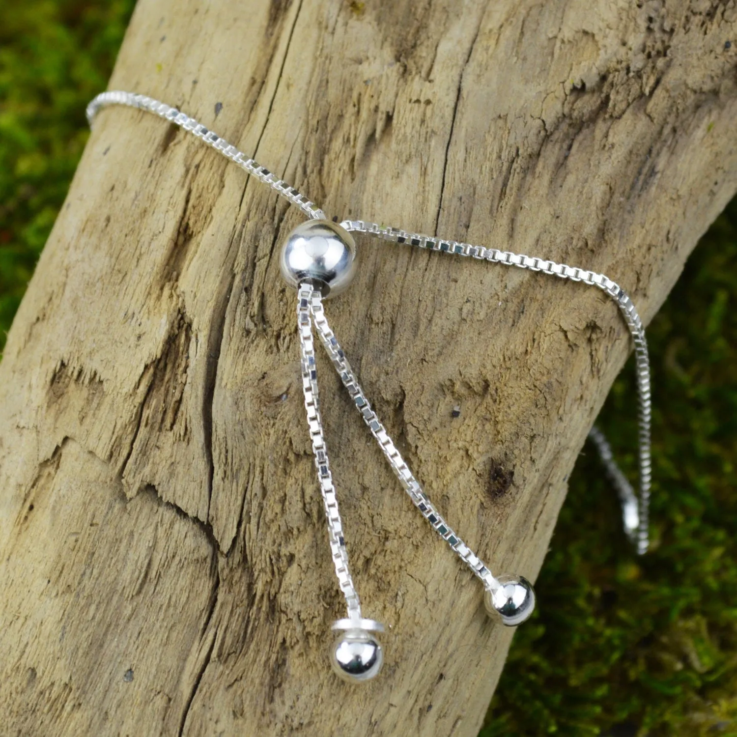 Heart Bracelet with Name and Birthstone