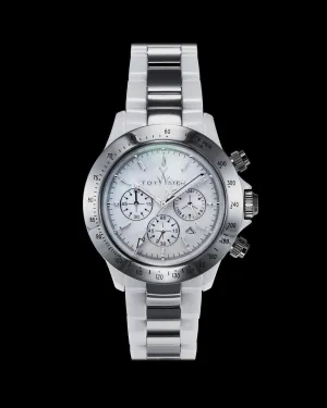HEAVY METAL CERAMIC WHITE AND SILVER