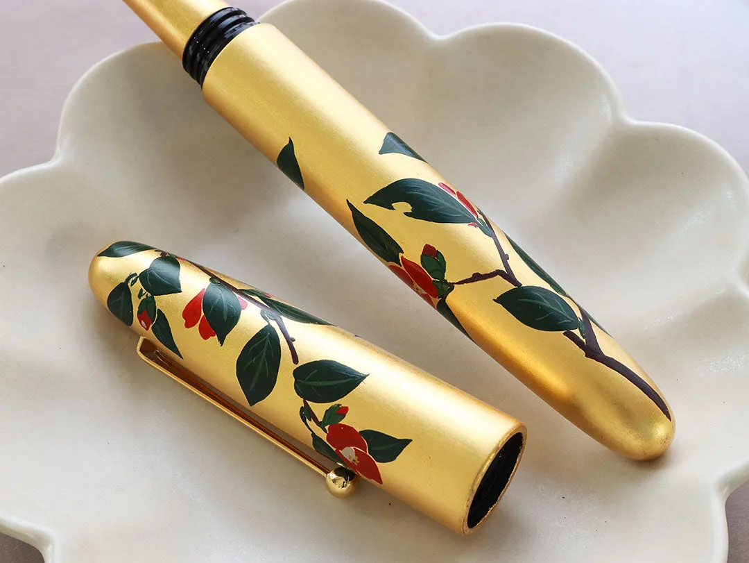 Hirota Urushi - Kinpaku Maki-e - Tsubaki