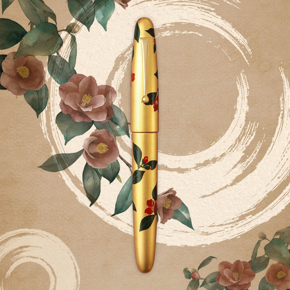 Hirota Urushi - Kinpaku Maki-e - Tsubaki
