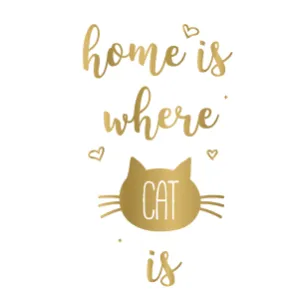 Home is Where Cat is (Gold)