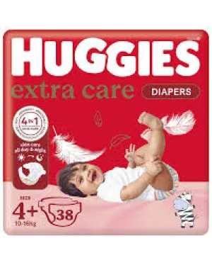 Huggies  N.4  (10-16Kg) 38 Pieces