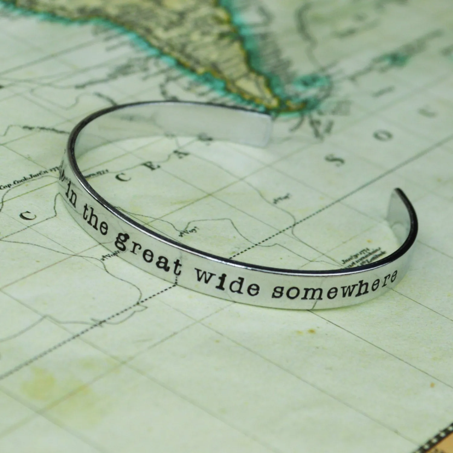 I Want Adventure in the Great Wide Somewhere Bracelet