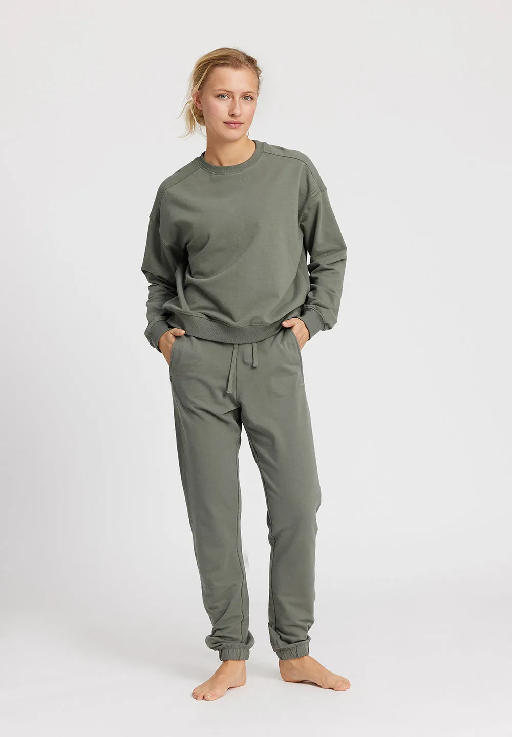 Ibina Easy sweatpants - gray pine