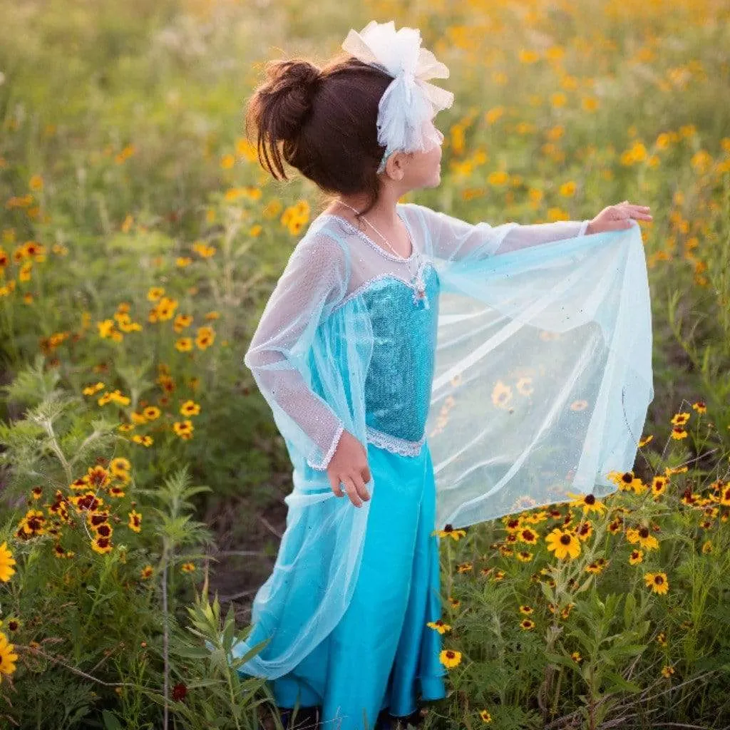 Ice Queen Dress With Cape