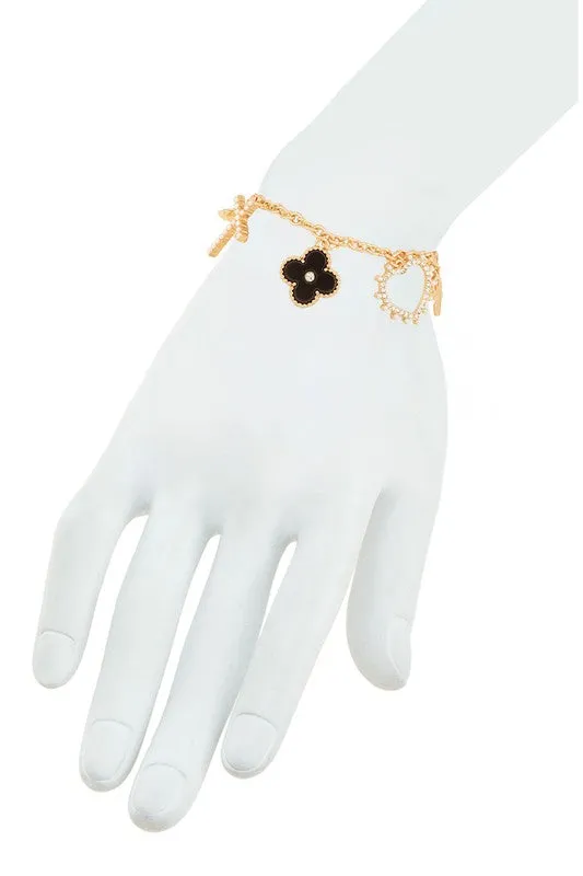 Icon Multi Charm Bracelet