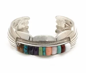 Inlaid Eagle Feather Bracelet