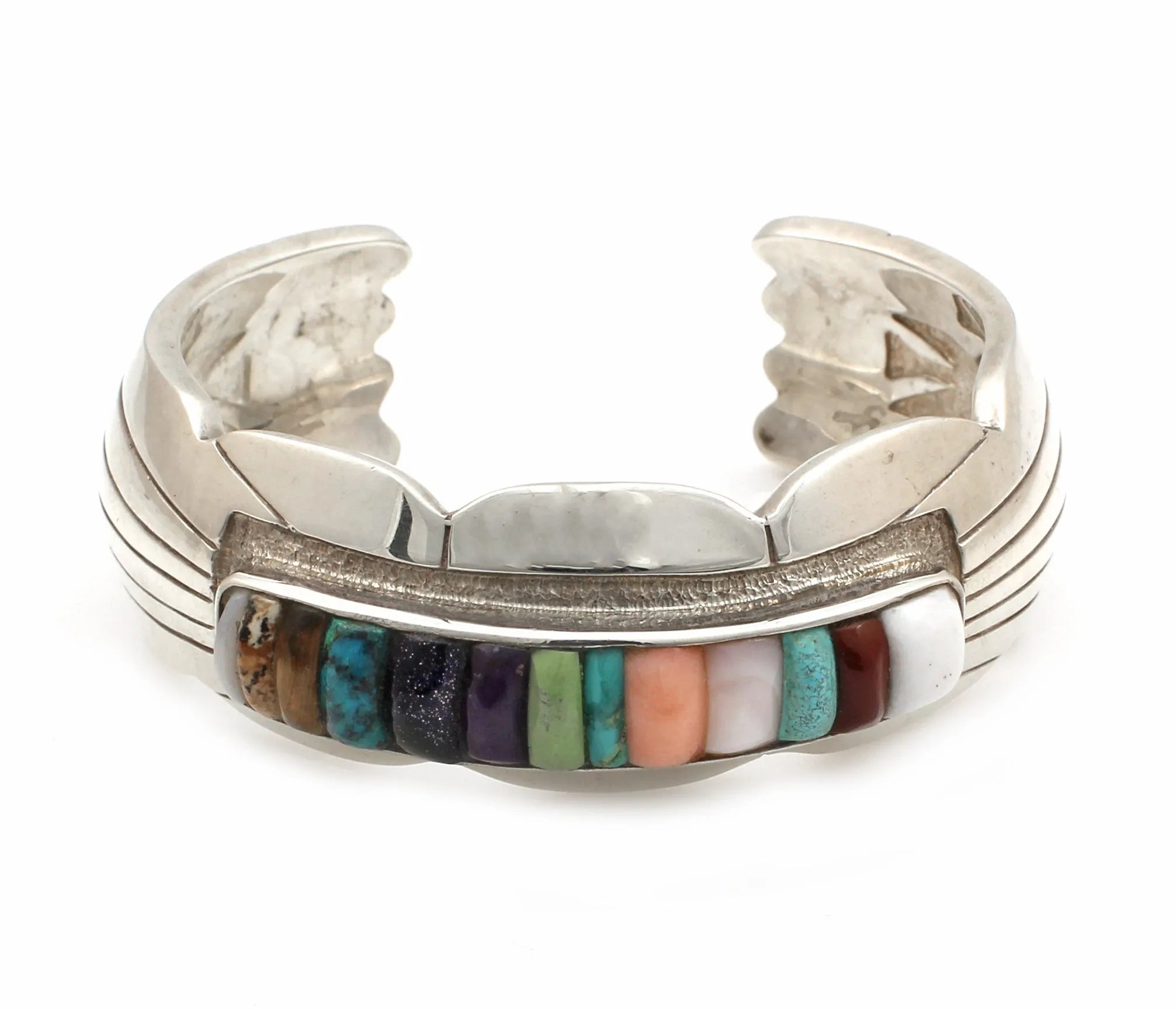 Inlaid Eagle Feather Bracelet