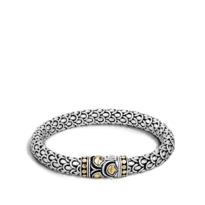 John Hardy Silver 18K Naga Medium Bracelet