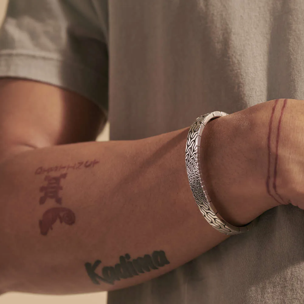 John Hardy Silver Classic Chain Cuff