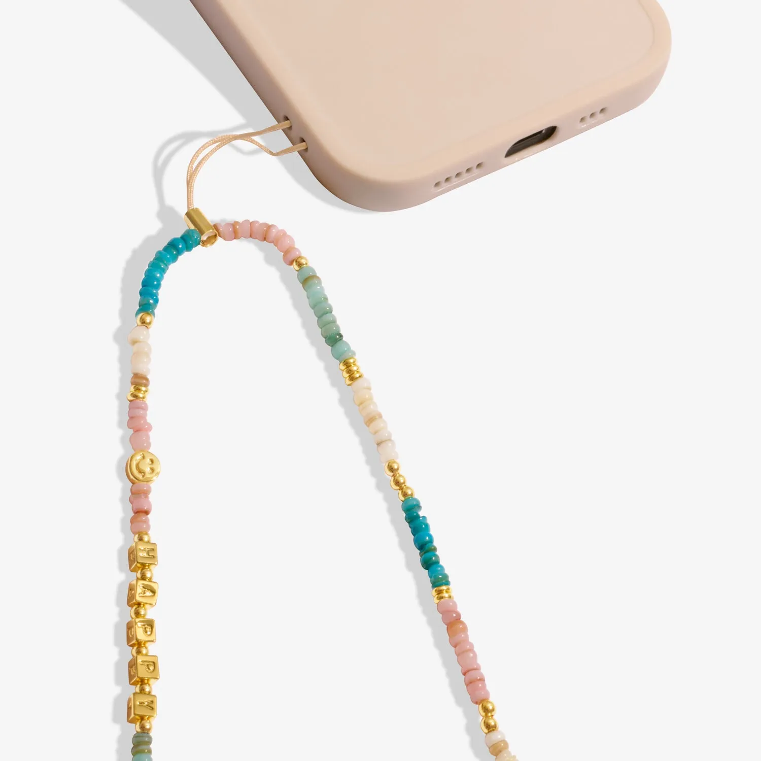Joma Happy Bead Phone Charm