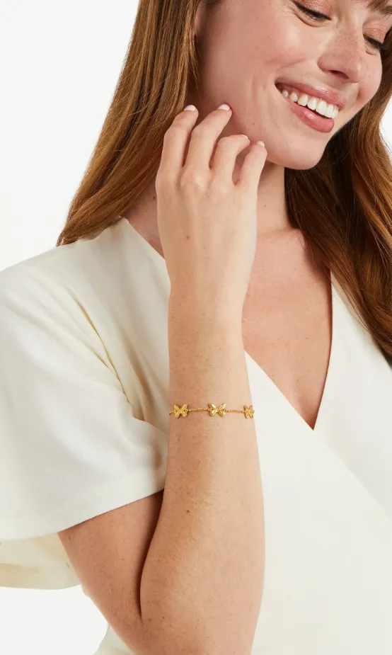 JV Delicate Butterfly Bracelet