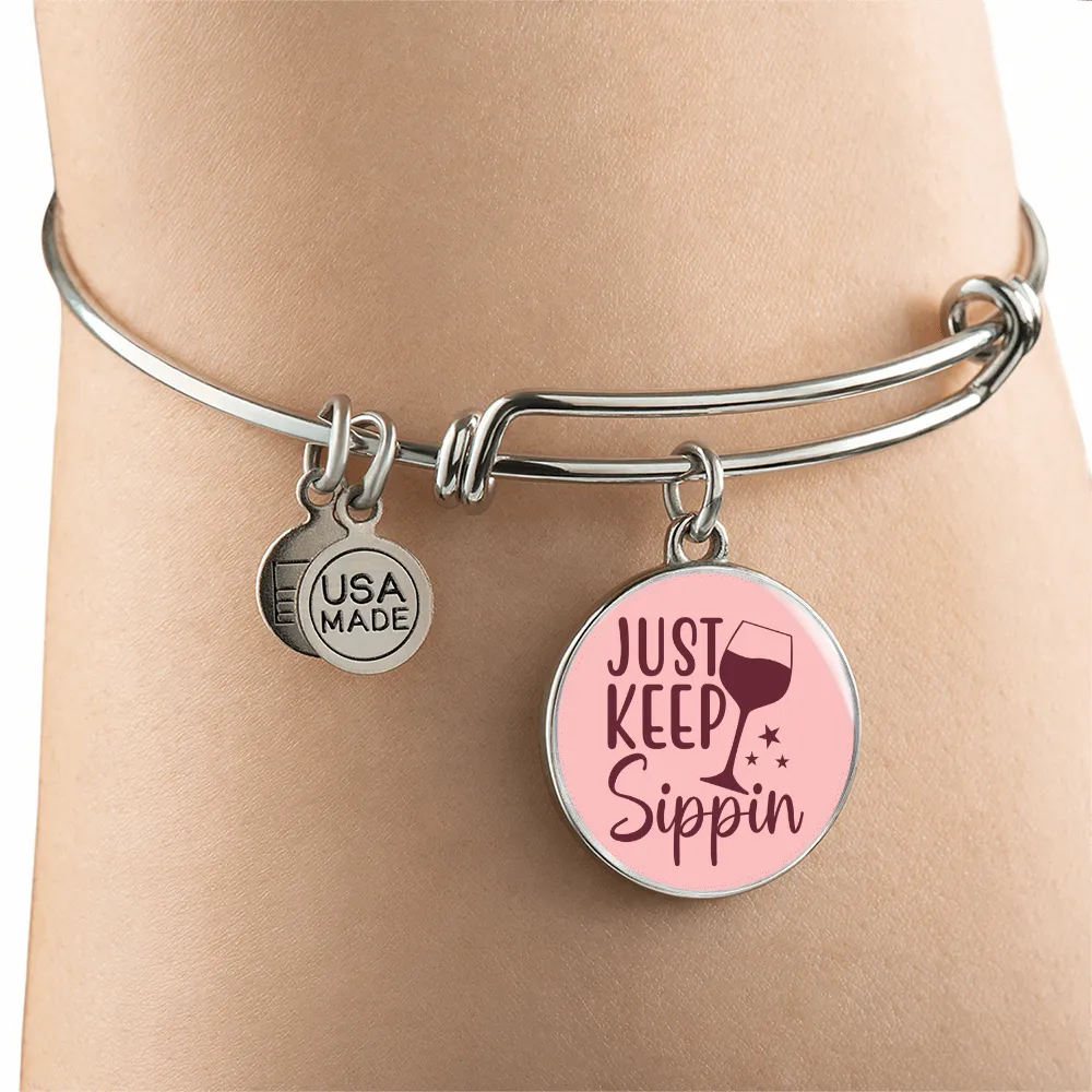 Keep Sippin' Bracelet