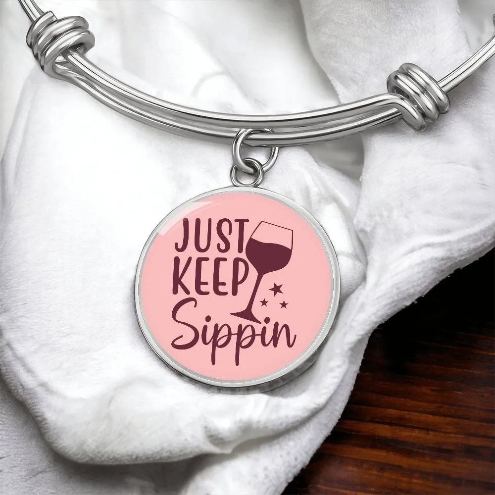 Keep Sippin' Bracelet