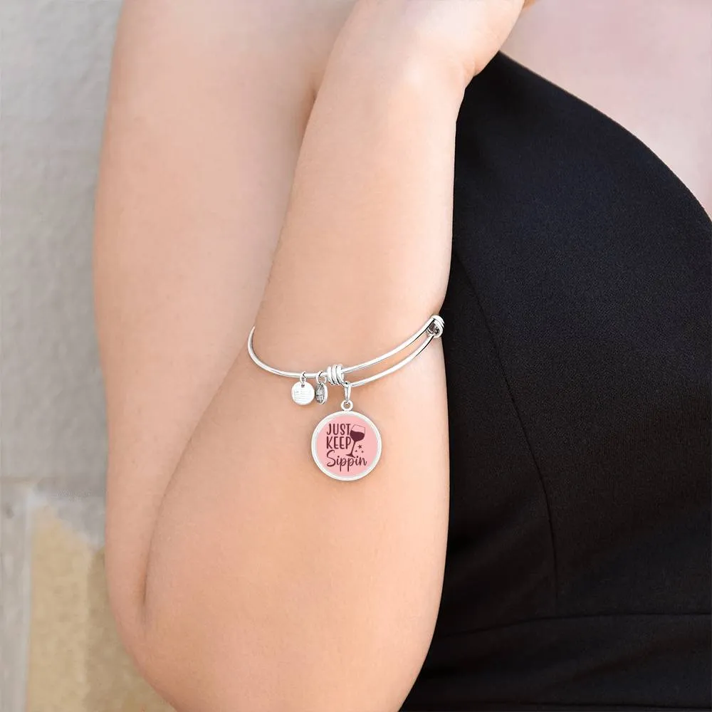 Keep Sippin' Bracelet