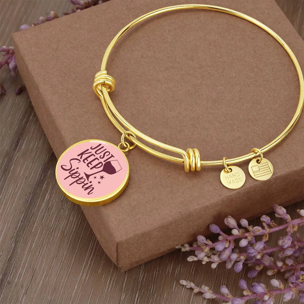 Keep Sippin' Bracelet