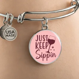 Keep Sippin' Bracelet