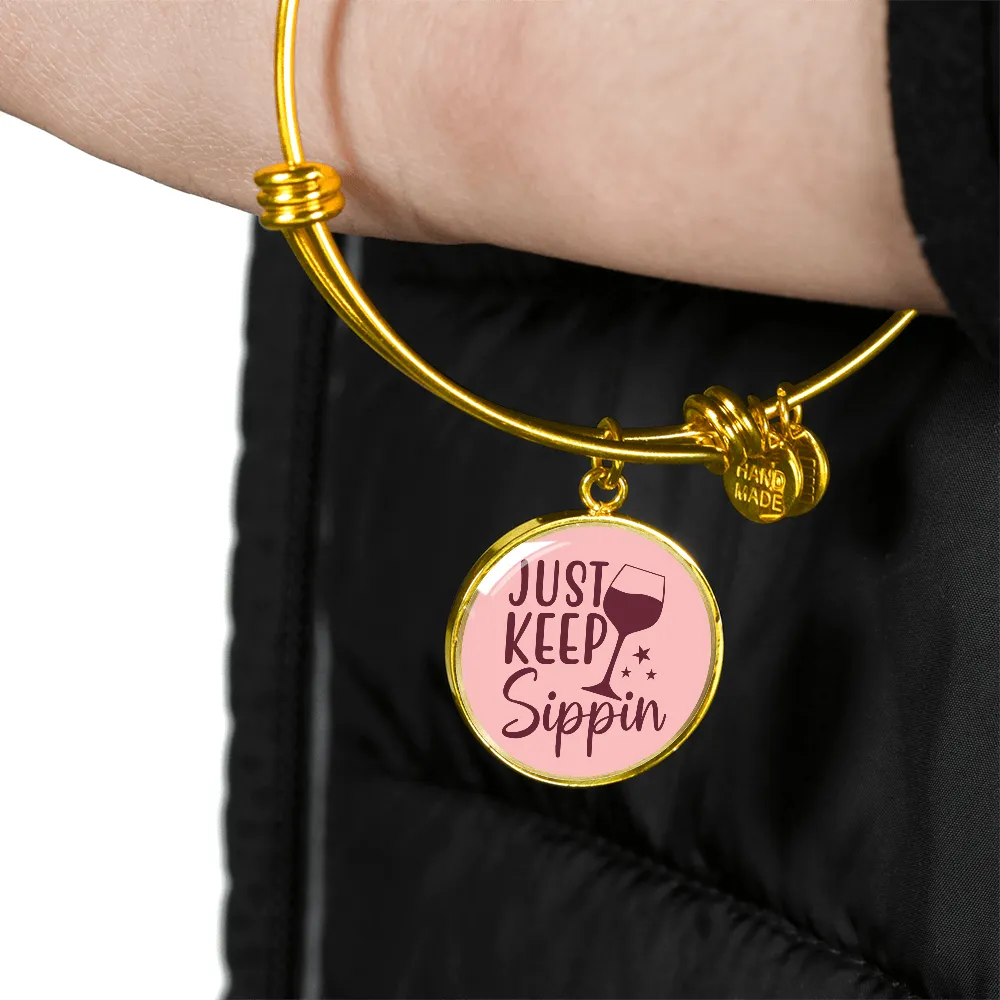Keep Sippin' Bracelet