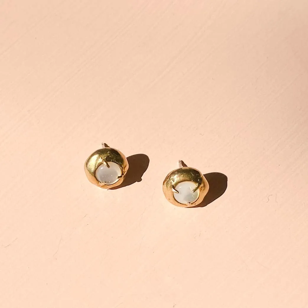 Keeper Studs with Mother of Pearl