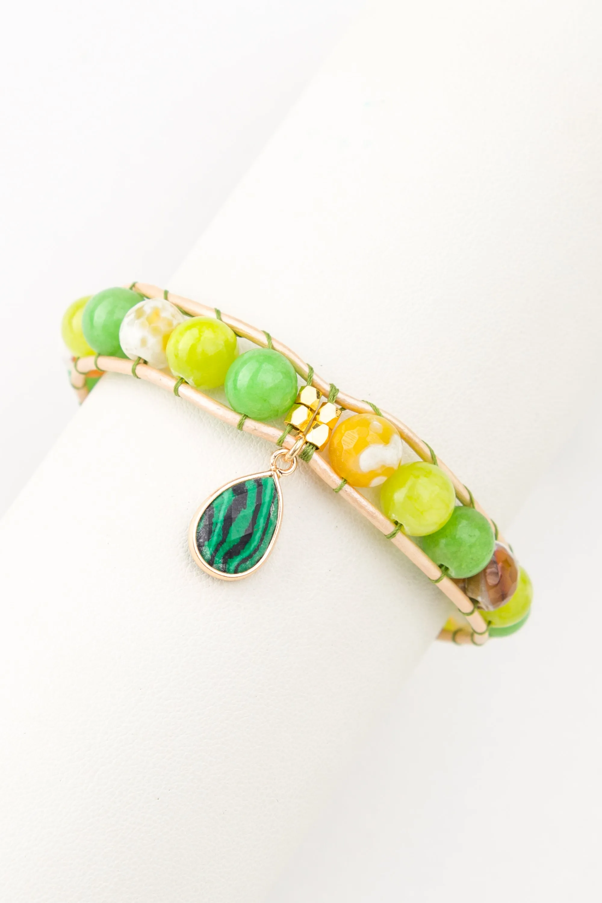 Kelly Green Mix Bracelet
