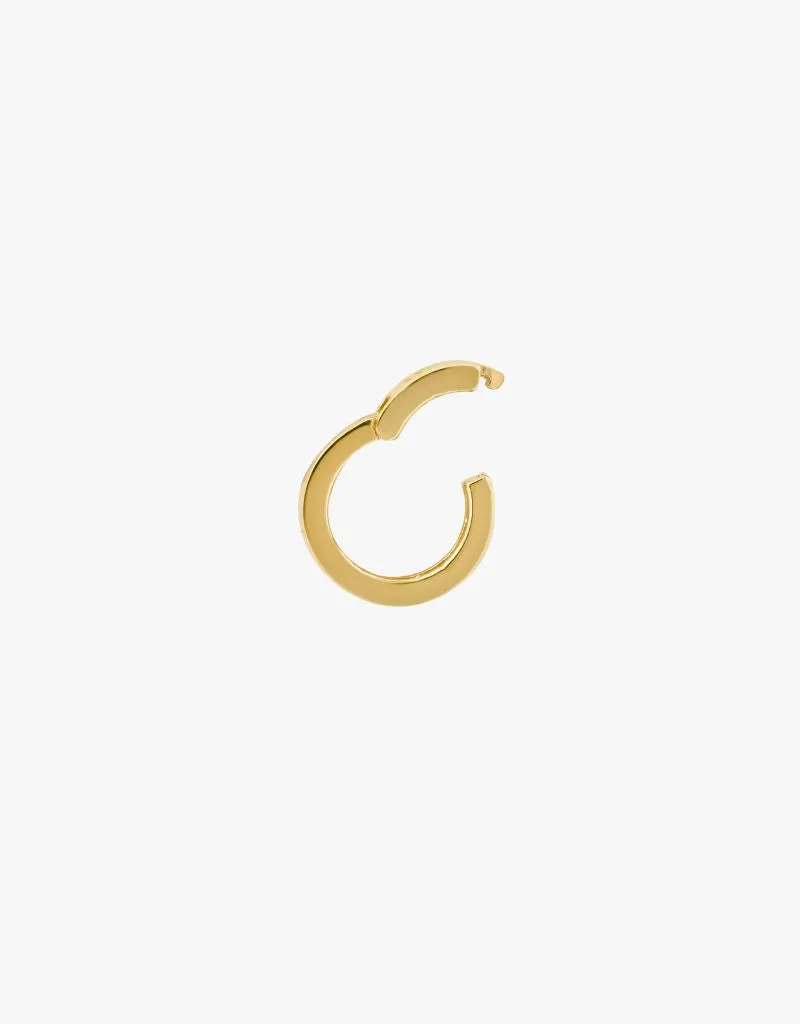 KJC Small Round Charm Bail in Yellow Gold