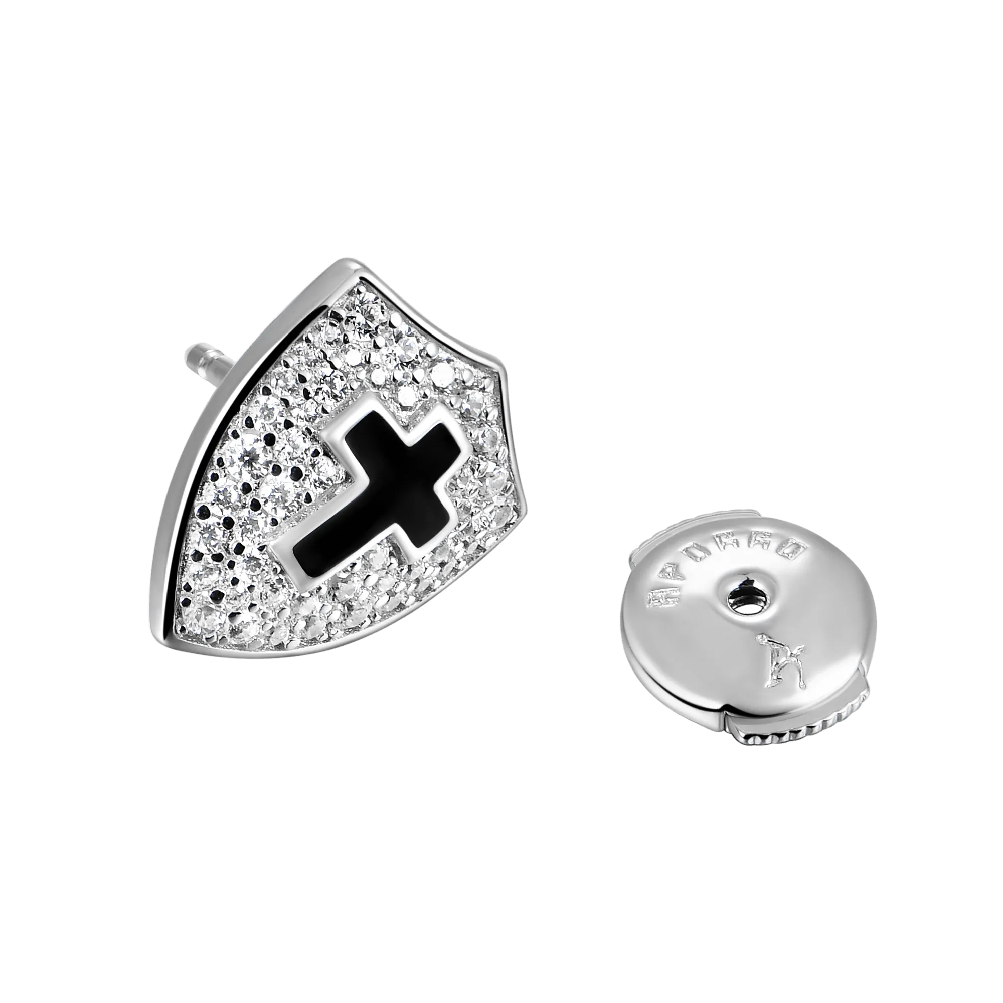 Knight Shield Stud Earring