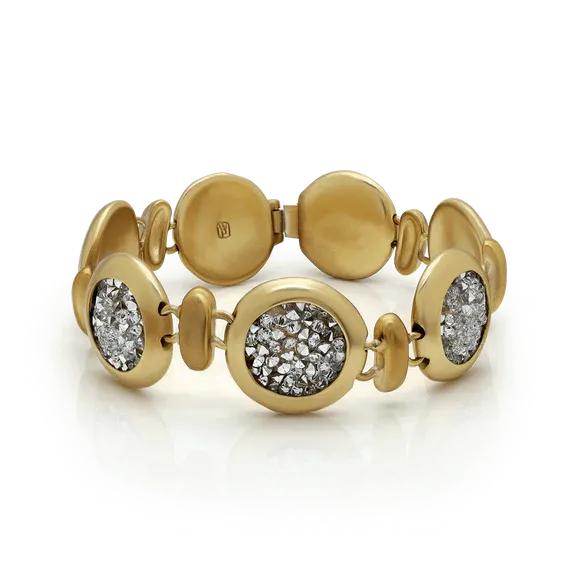 Kristal Multi Dome Cascade Bracelet