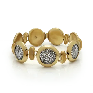 Kristal Multi Dome Cascade Bracelet