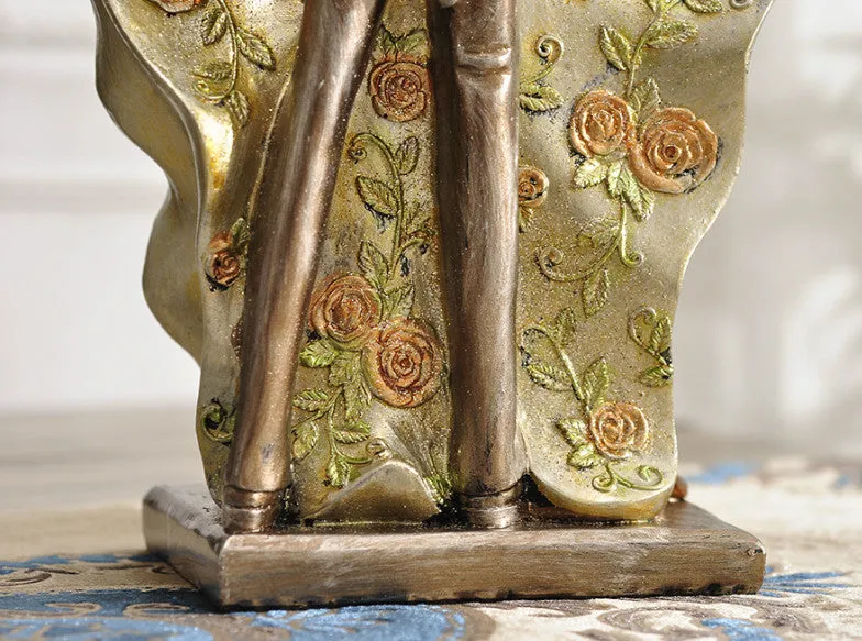 Large 13" Ballroom Dancing Couple Sculpture