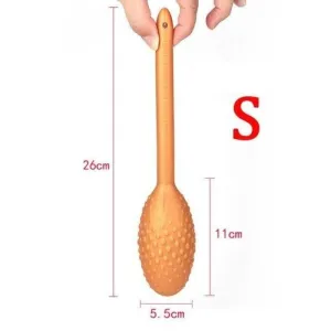 Le Plug Anal Silicone Perle bâton Gold S