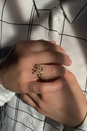 Leaf branches Ring