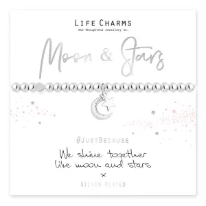 Life Charms Moon & Stars Bracelet