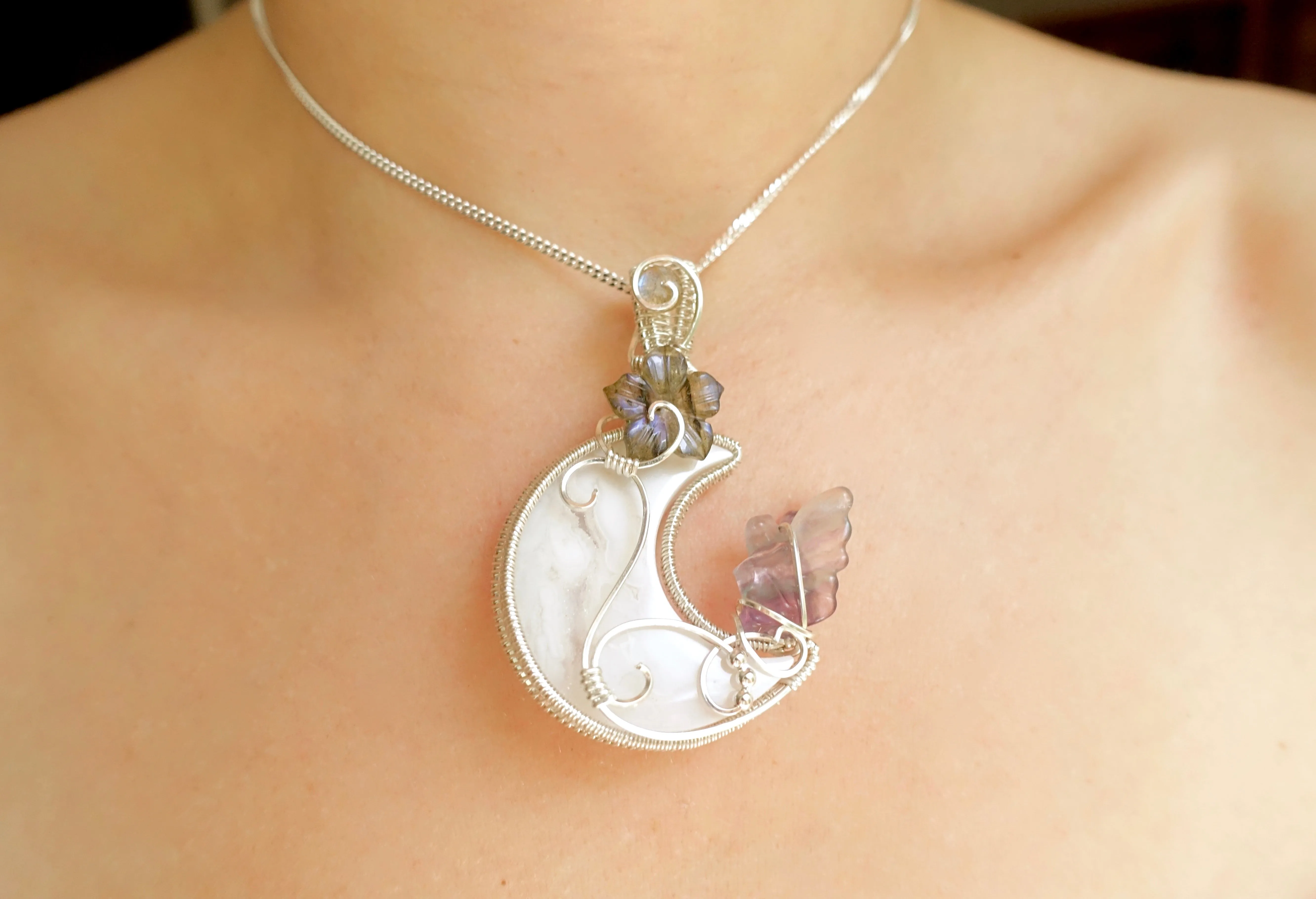 Lunar Faerie Garden in Silver