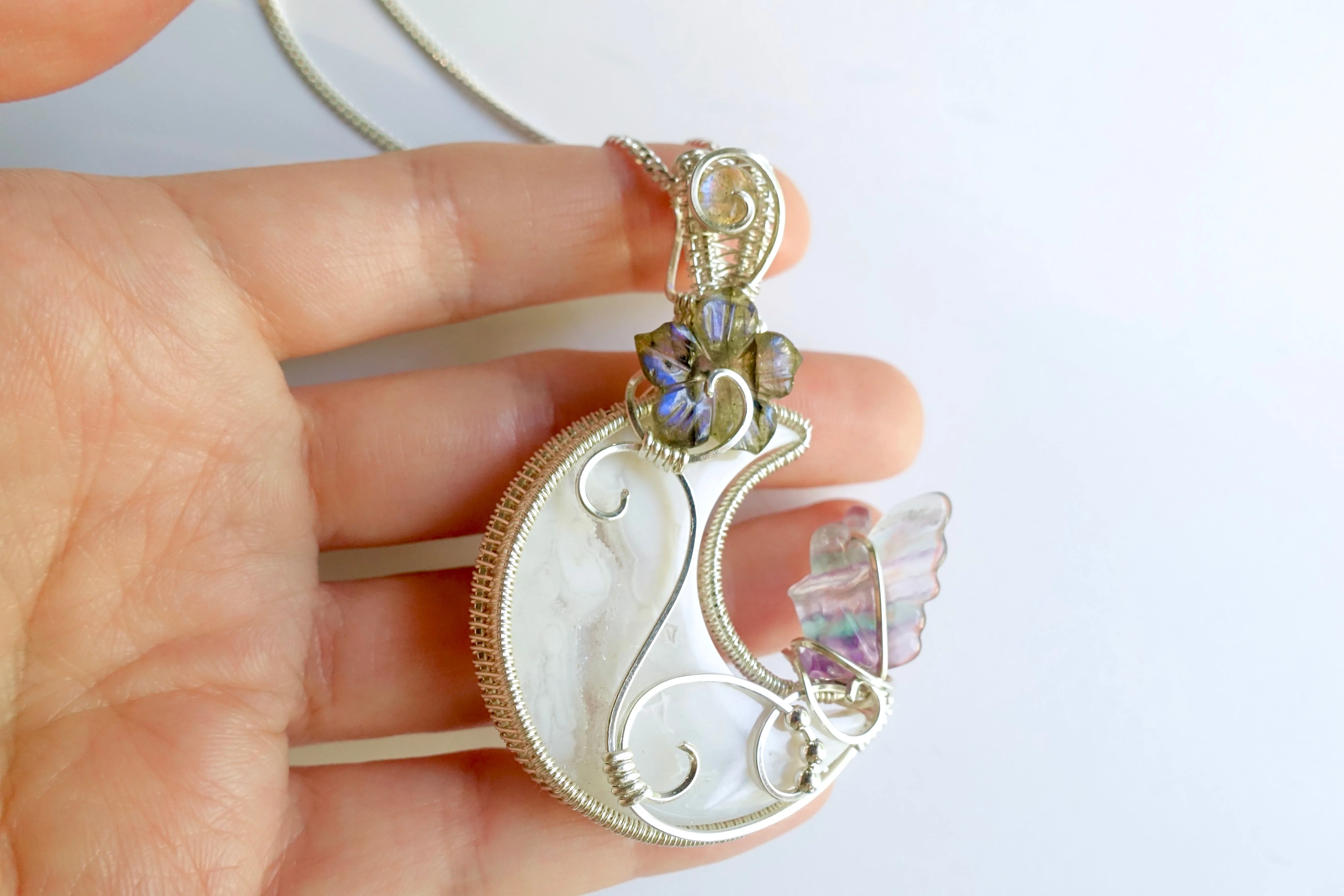 Lunar Faerie Garden in Silver