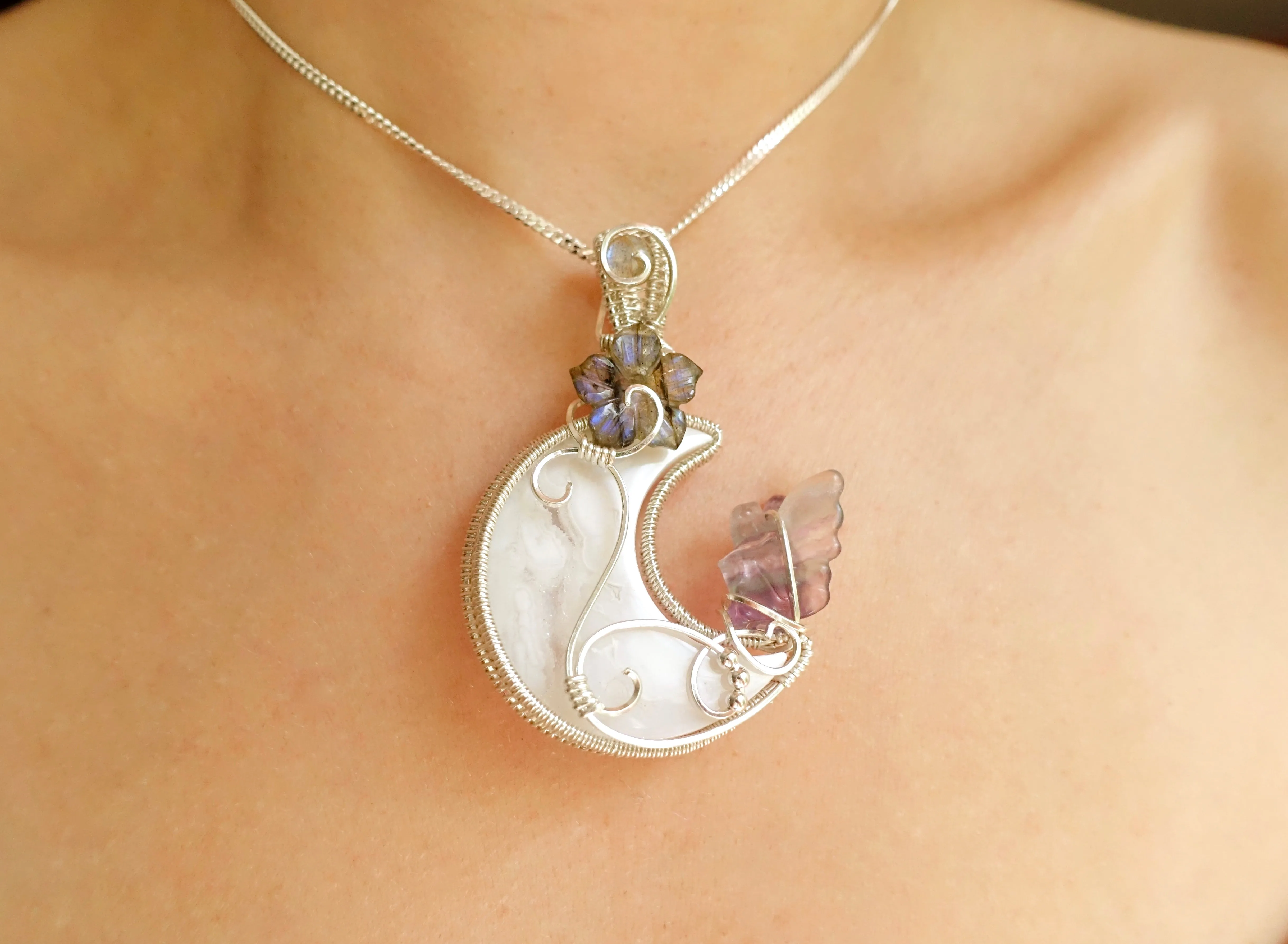 Lunar Faerie Garden in Silver