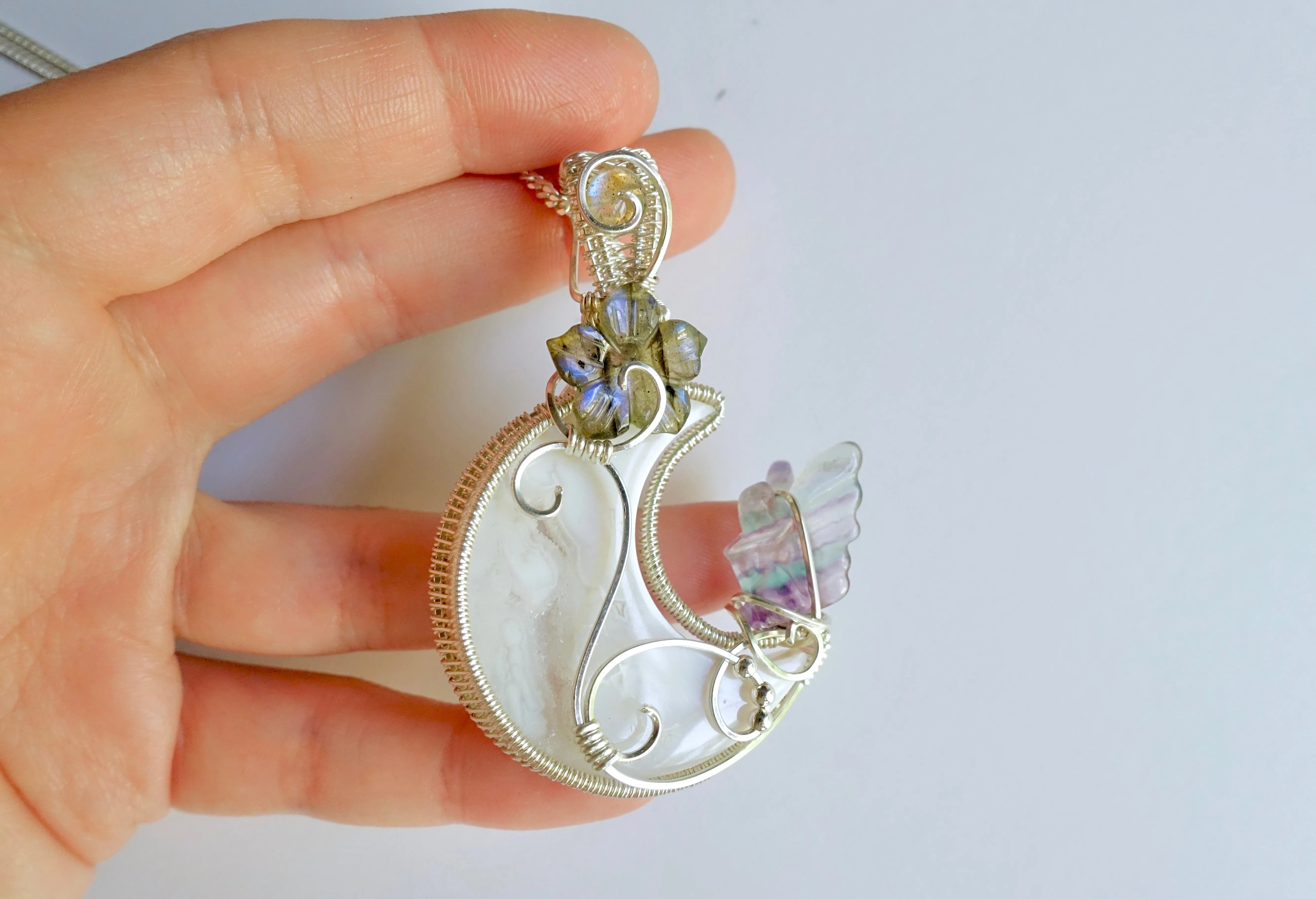 Lunar Faerie Garden in Silver