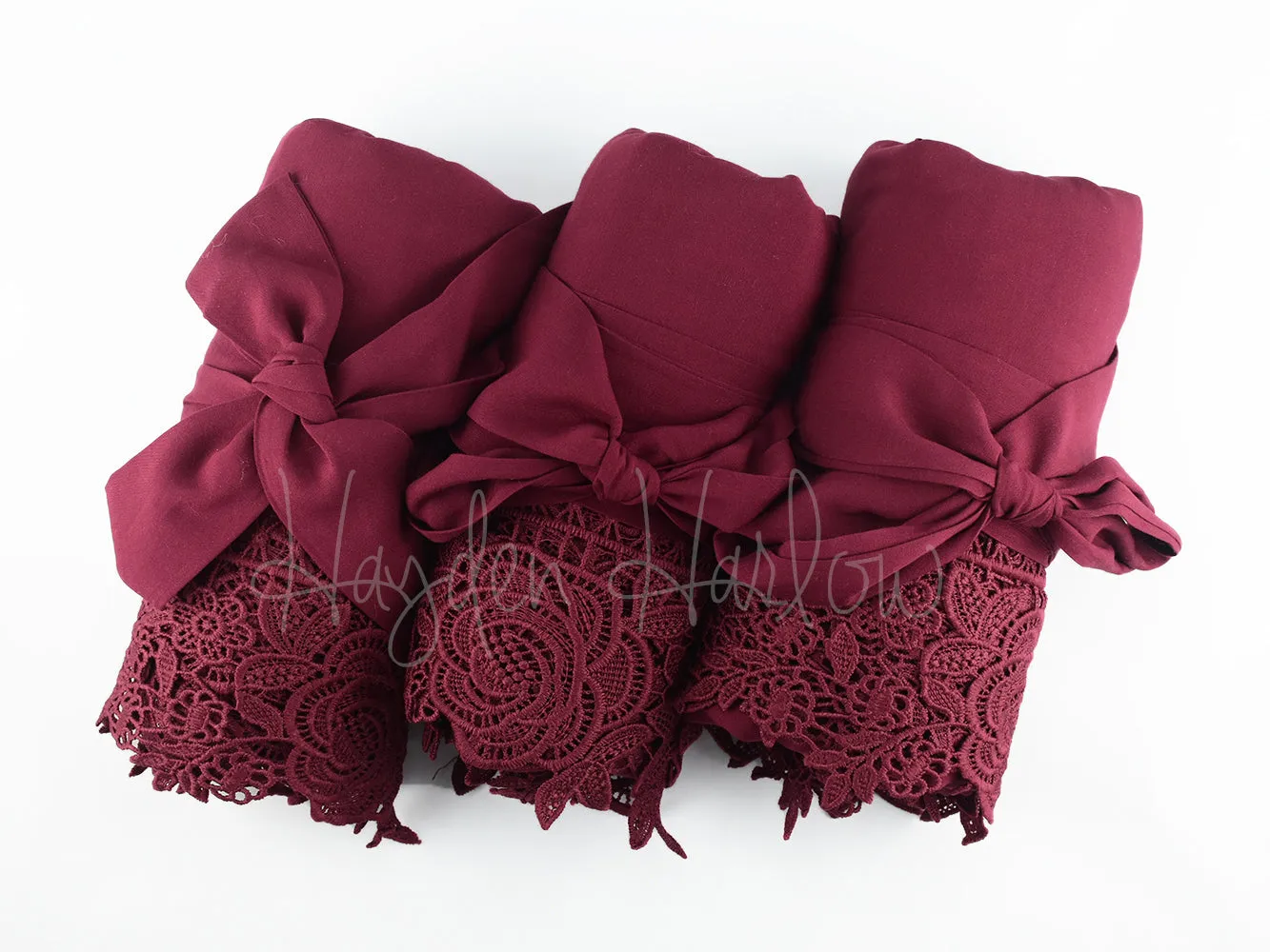 LuxCotton Robe- Cranberry