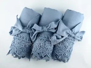 LuxCotton Robe- Periwinkle