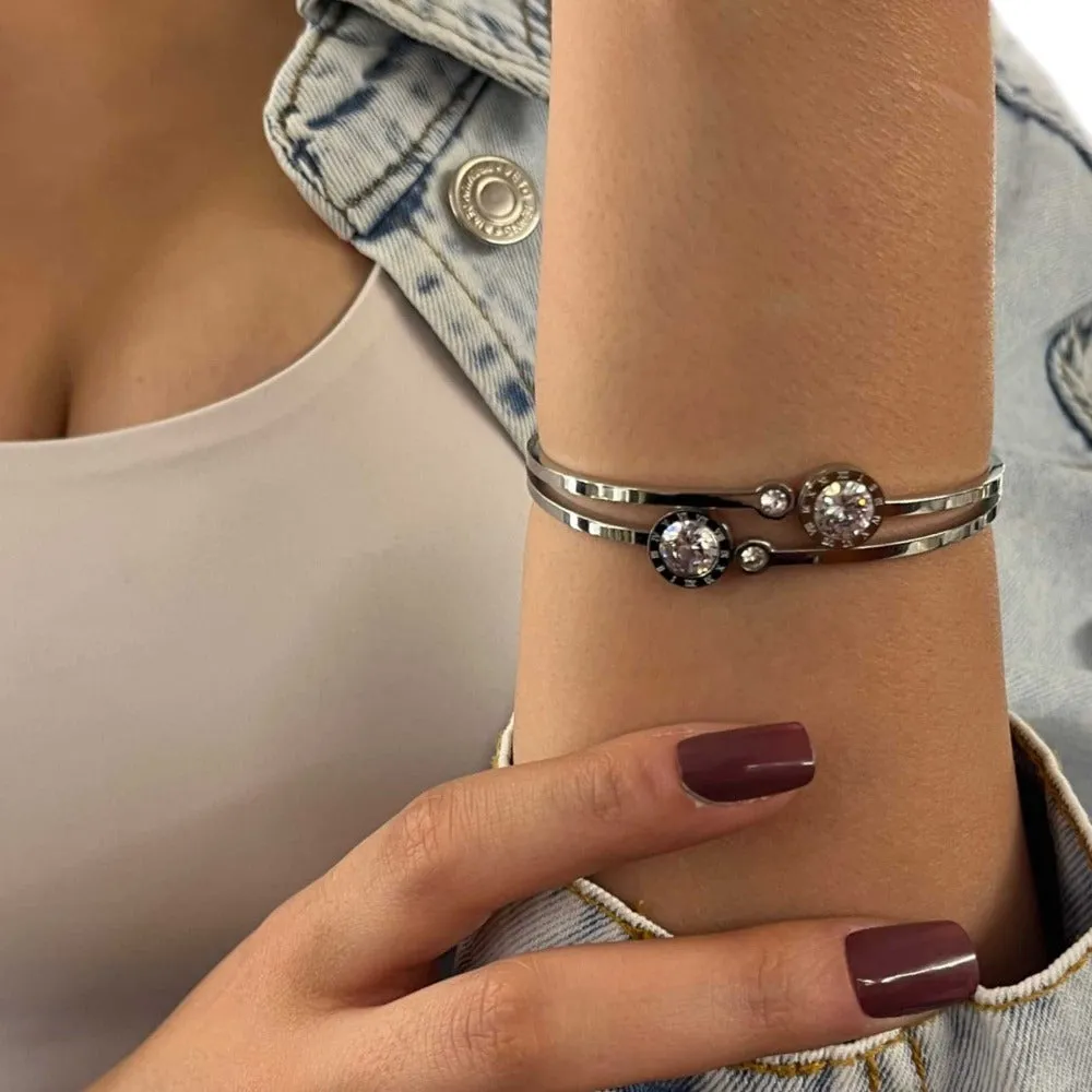 Luxury Roman Bangle Bracelet