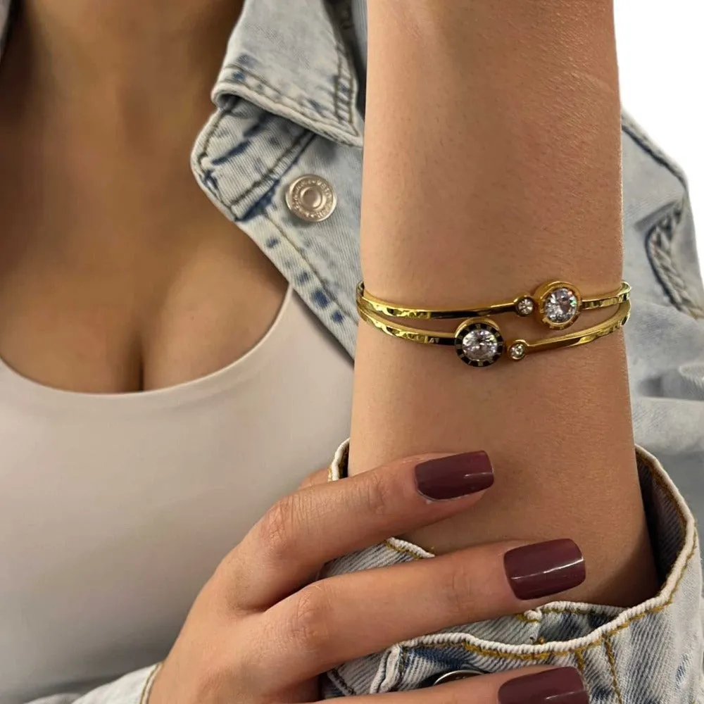 Luxury Roman Bangle Bracelet