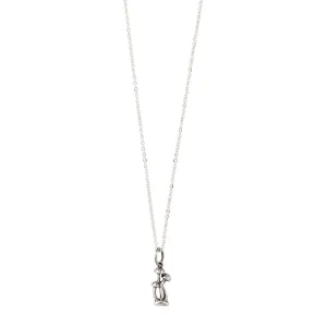 Magic Mushroom Necklace in Silver