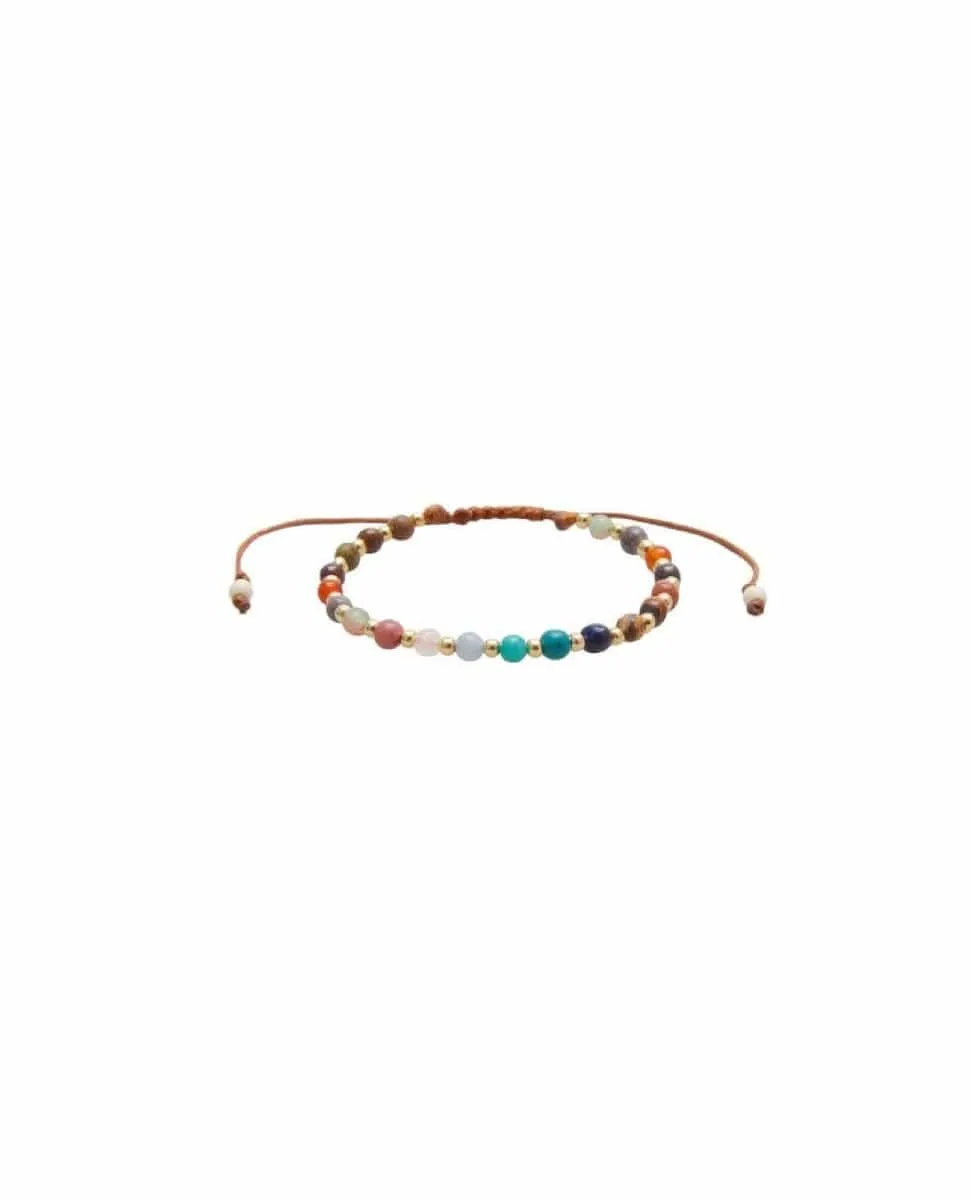 Master Healer Beaded Healing 4mm Bracelet in Gold