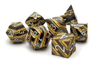 Metal Ore Dice | Black & Gold