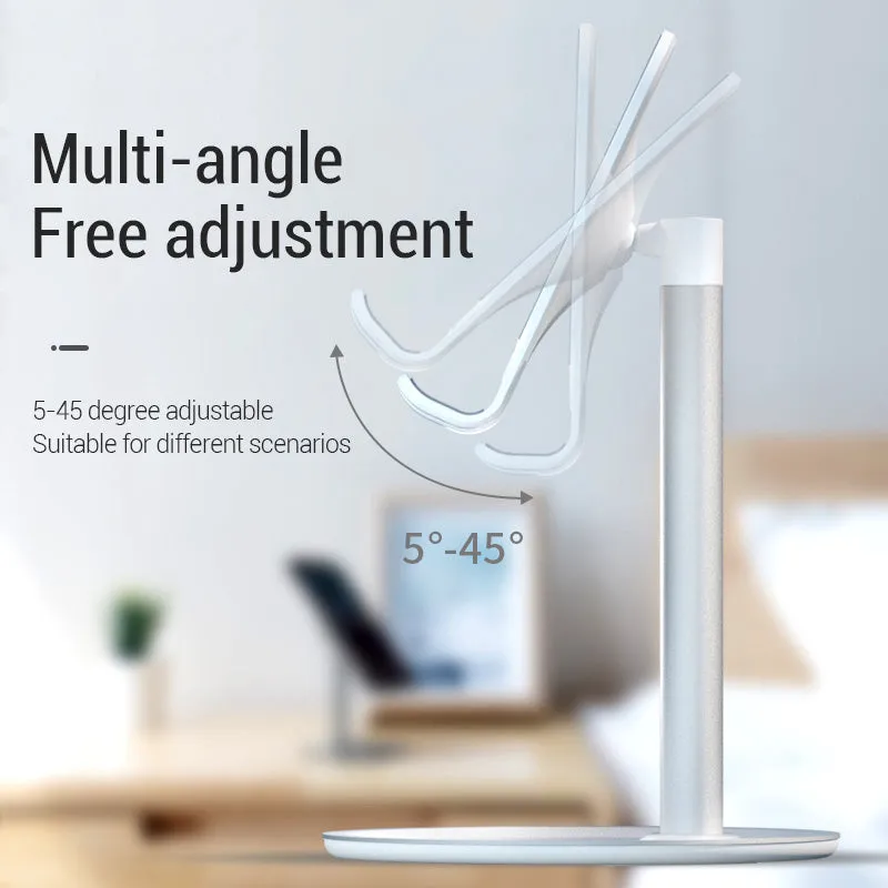 Mobile Phone Holder Stand Cell Phone Tablet Universal Desk Holder for iPhone X 8 7 Samsung Desktop Phone Holder Accessories black