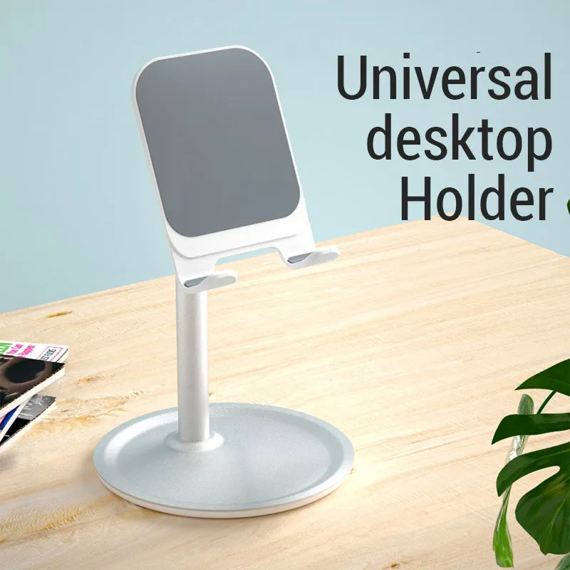 Mobile Phone Holder Stand Cell Phone Tablet Universal Desk Holder for iPhone X 8 7 Samsung Desktop Phone Holder Accessories black