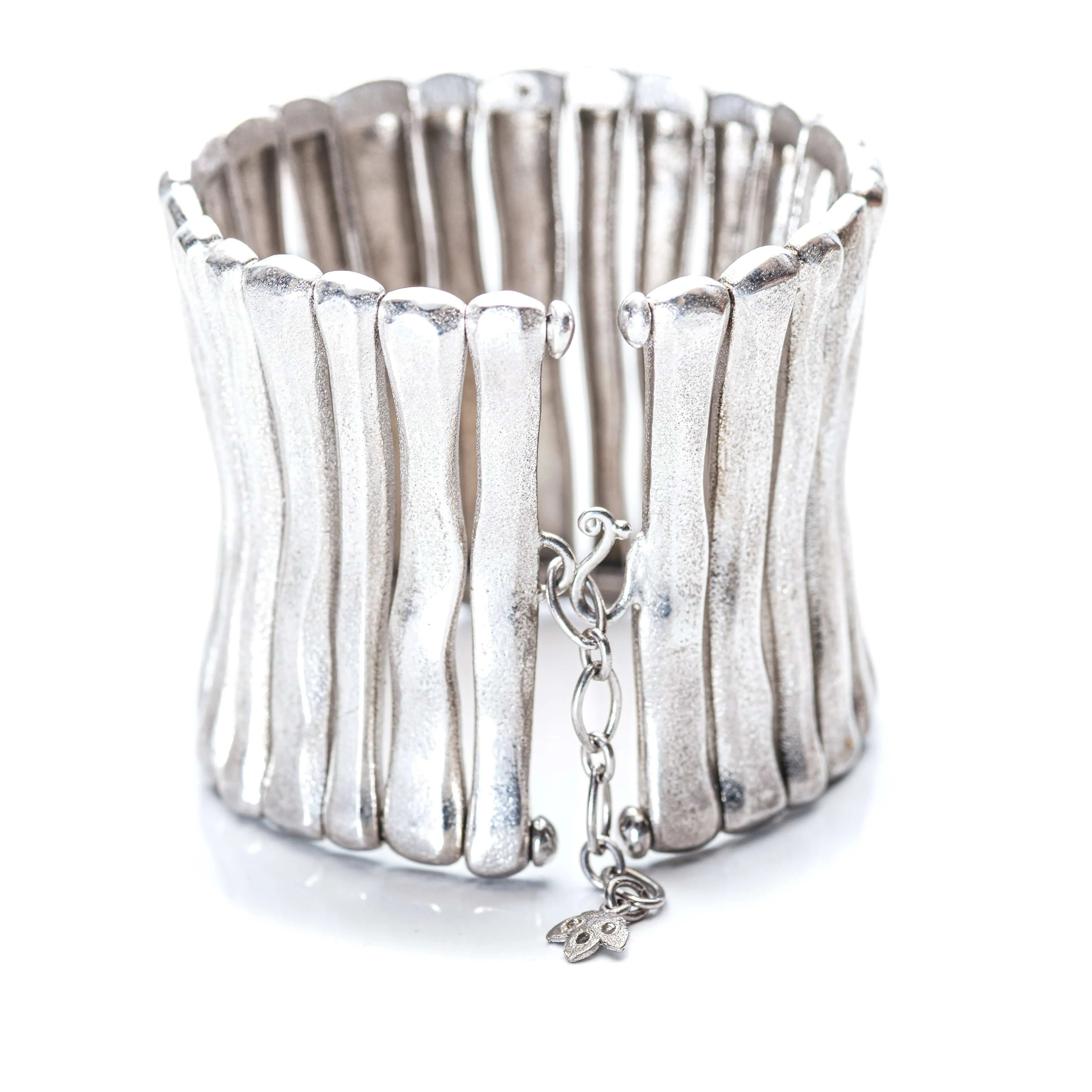 Multi Column Sterling Silver Cuff