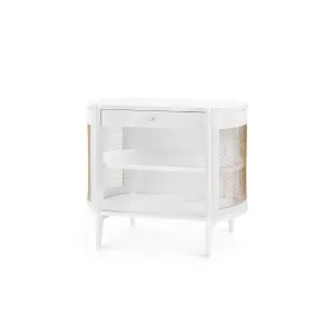 Nadia 1-Drawer Side Table / Vanilla