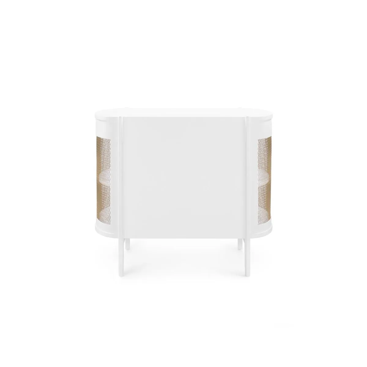 Nadia 1-Drawer Side Table / Vanilla