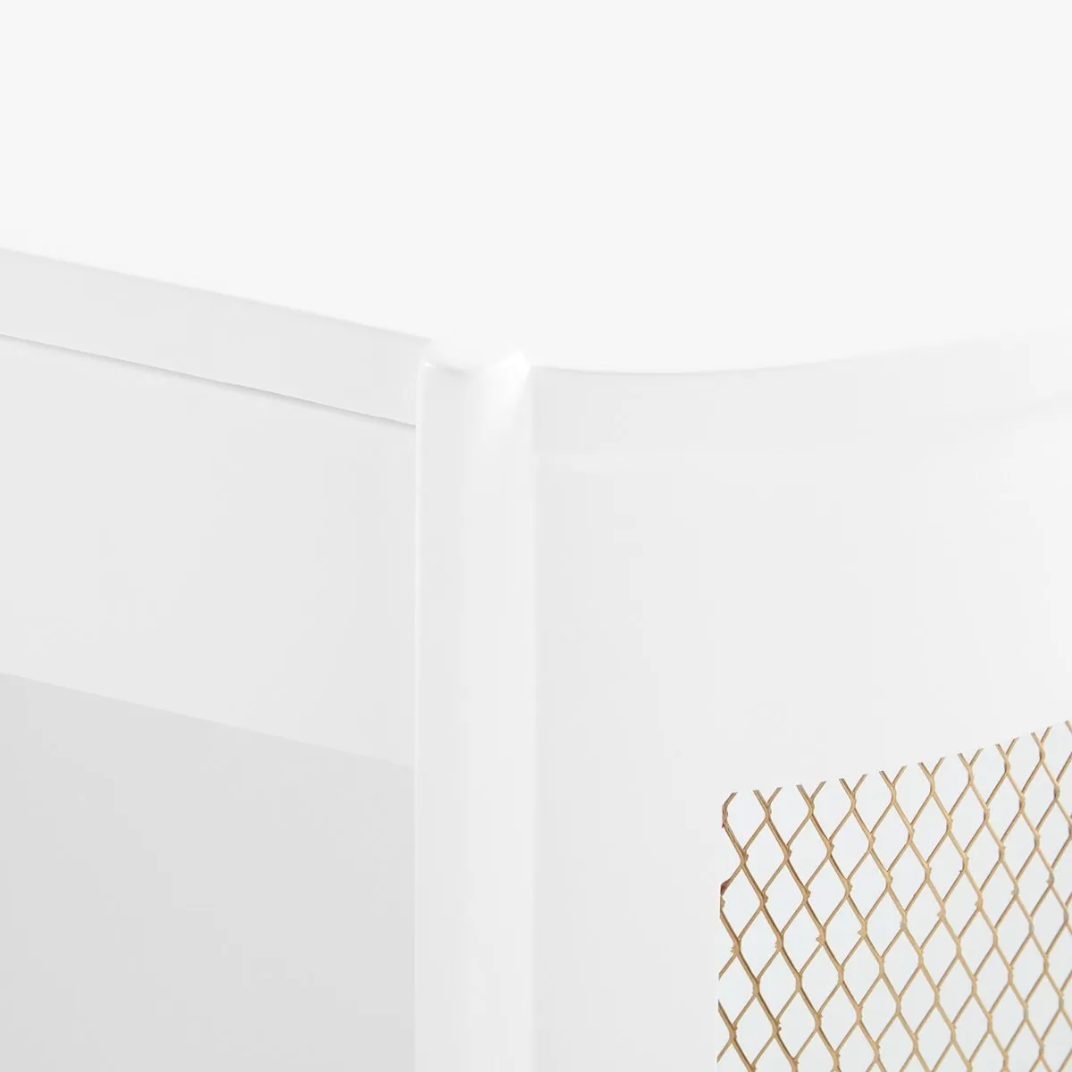 Nadia 1-Drawer Side Table / Vanilla
