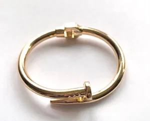 Nail Head Open Bracelet